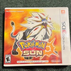 *NO GAME* Nintendo 3DS Pokémon Sun Case Only
